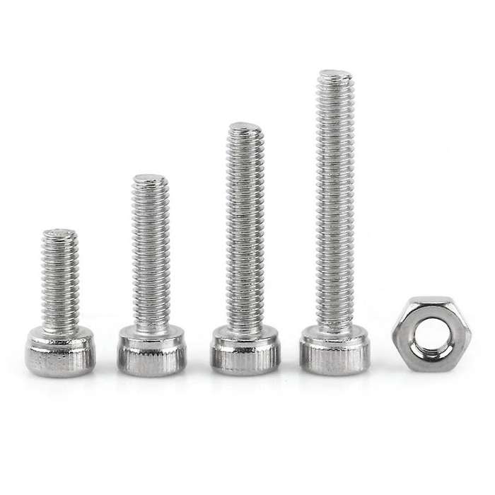 480pcs M2 M3 M4 Hex Socket Screws Set Nuts Repair Tool