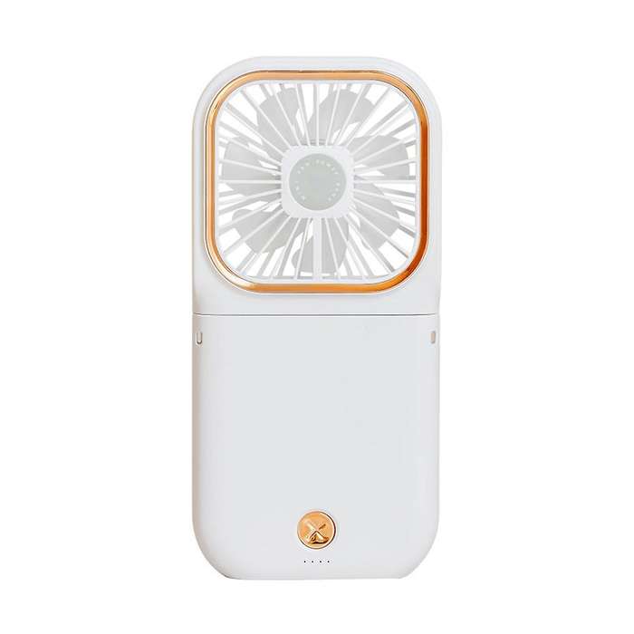 Multi-function Folding Fan Usb Charging Mini Desktop Small Fan(white)