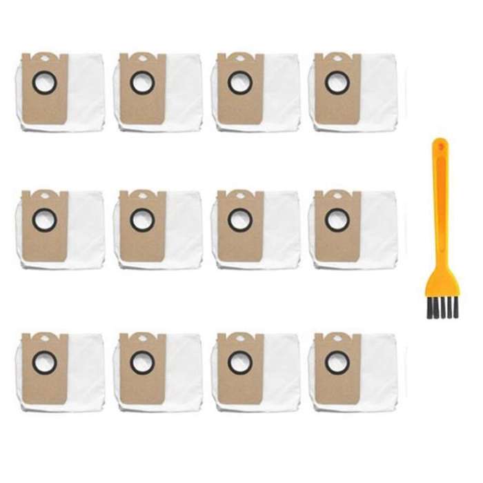 12 Pcs Leak Proof Dust Bag for Proscenic M7 Pro M8 Pro Robot Vacuum