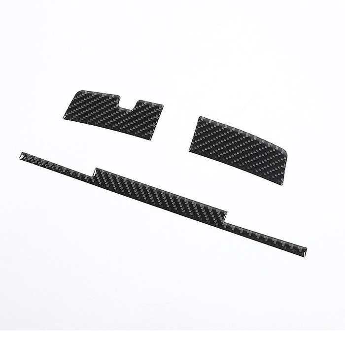 Car Armrest Box Switch Decoration Cover Trim Stickers, Carbon Fiber
