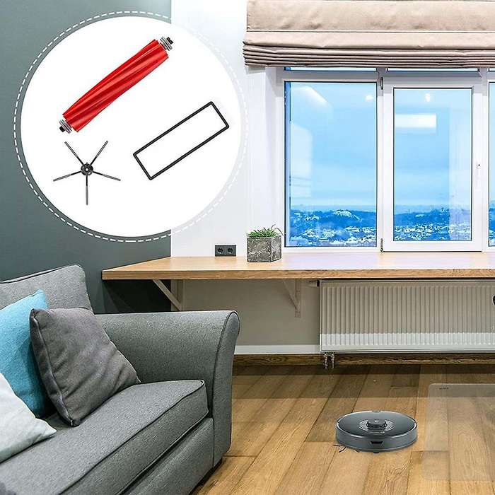 12 Pcs Accessories Kit for Xiaomi Roborock Q5/ Q5+ Vacuum Cleaner