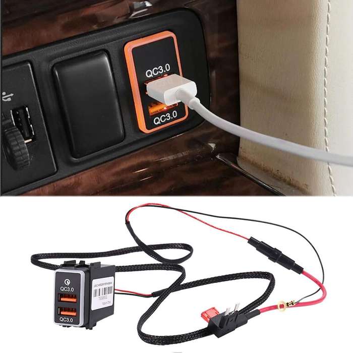 Car Usb Charger for Nissan Patrol Y62 2013 2014 2015 2016 2018 2020