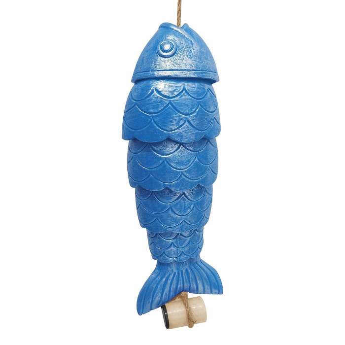 Colored Koi Fish Wind Chime Decor Bell for Fishers Fishing Fans A