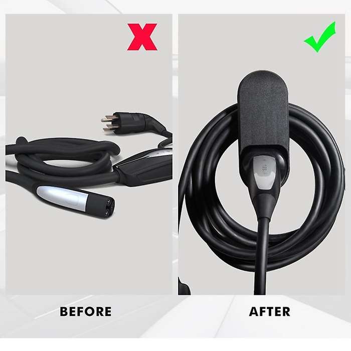 Car Charging Cable Organizer Wall Mount for Tesla Model 3 X S Y (eu)