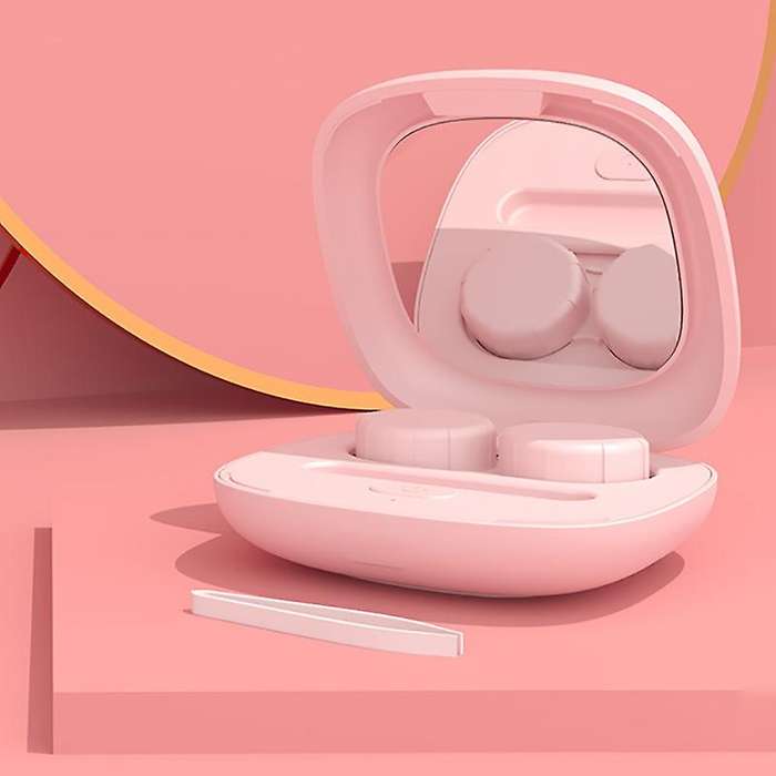 Contact Lens Automatic Cleaner, Portable Electric Cleaner Pink