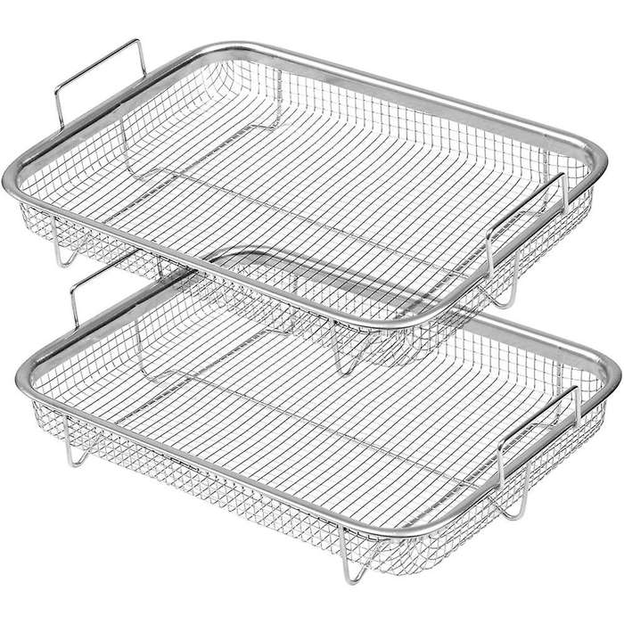 Air Fryer Basket for Oven, Stainless Steel Grill Basket, Non-stick