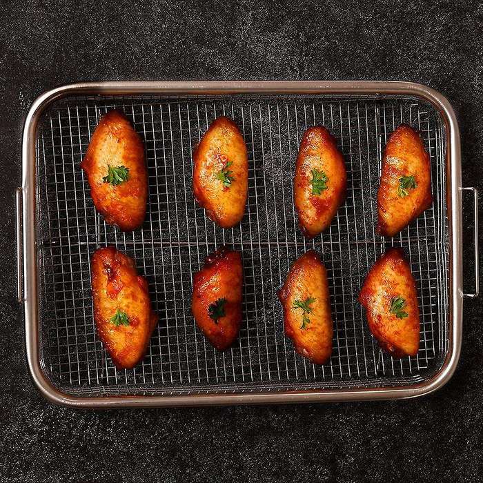 Air Fryer Basket for Oven, Stainless Steel Grill Basket, Non-stick