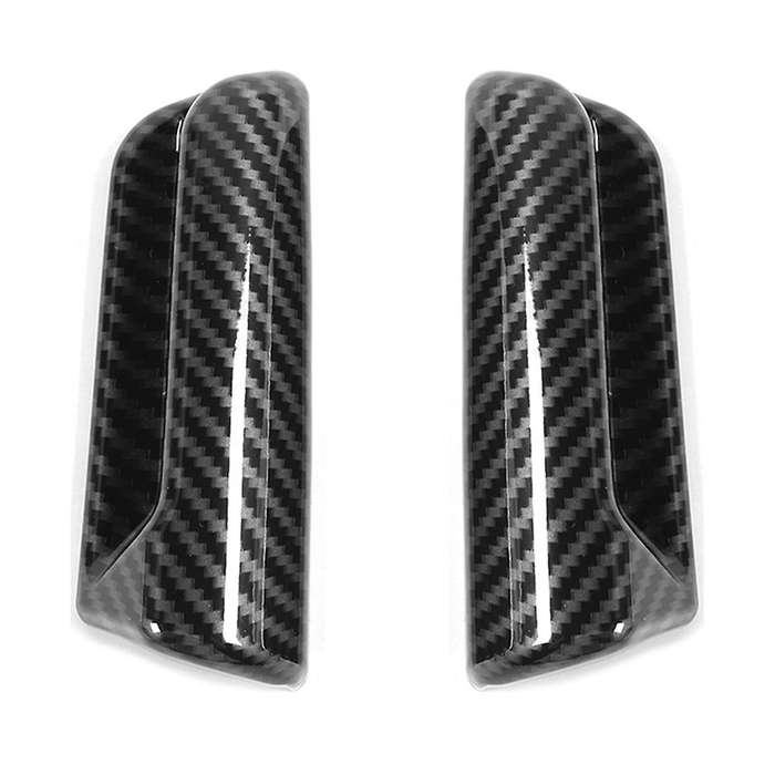 Car Seats Adjustment Handle Switch Cover Stickers, Abs Carbon Fiber