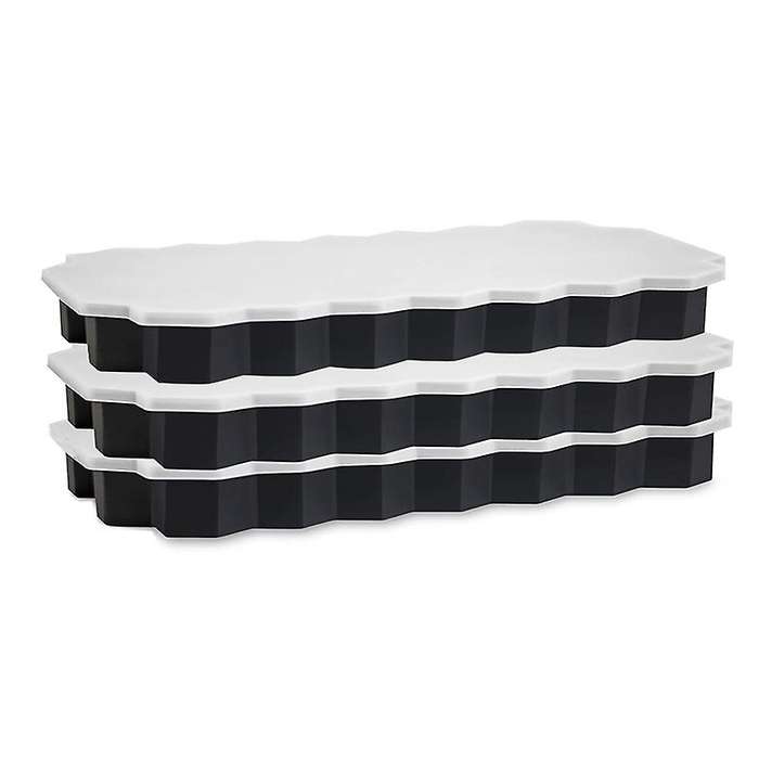 Silicone Ice Square Tray, with Lid, Bpa-free Ice Square Tray