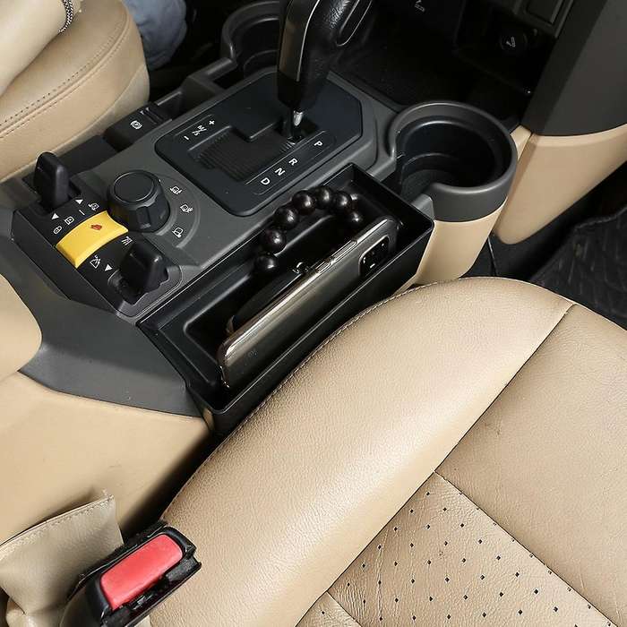 Car Central Console Multifunction Storage Box Phone Tray