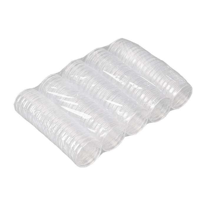 Transparent Coin Boxes 100pcs 1oz 40mm Capsules Cases Commemorative