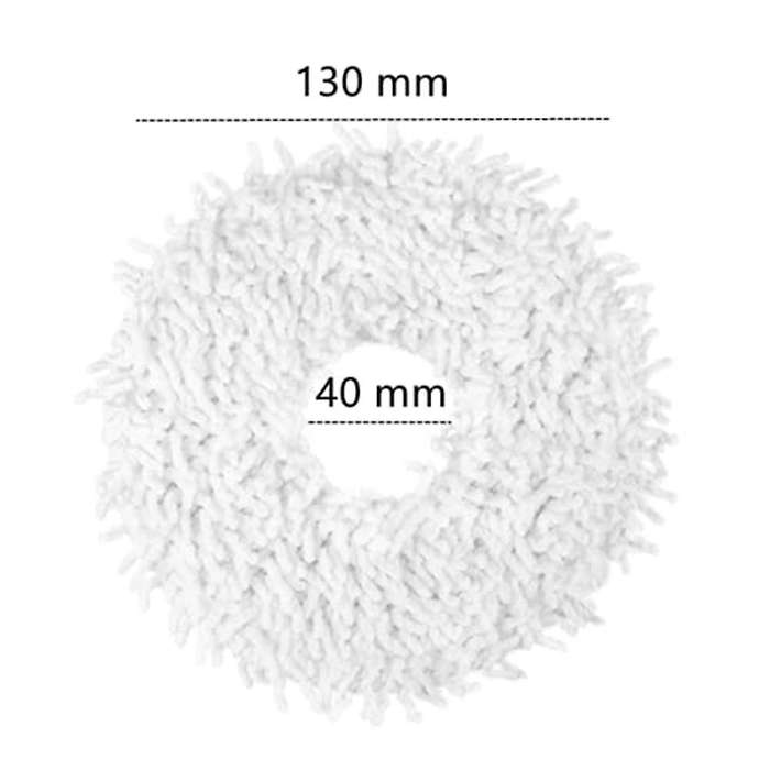 10 Pack Replacement Parts Mop Cloths Pads for Ecovacs