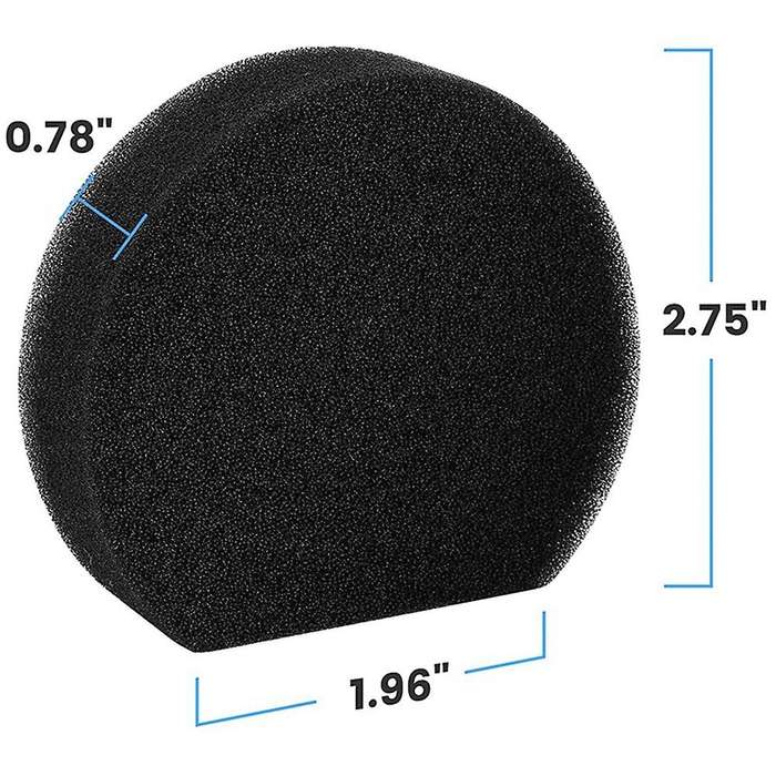 Hepa Filter and Sponge Kit for Moosoo D600 / D601 / Iwoly V600