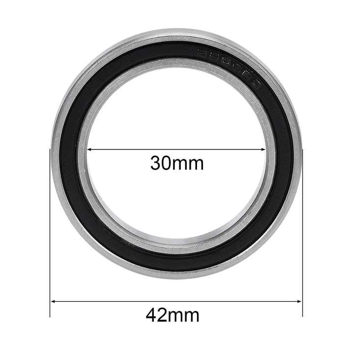6806-2rs Deep Groove Ball Bearing 30x42x7mm Abec-3 Bearings 5-pack