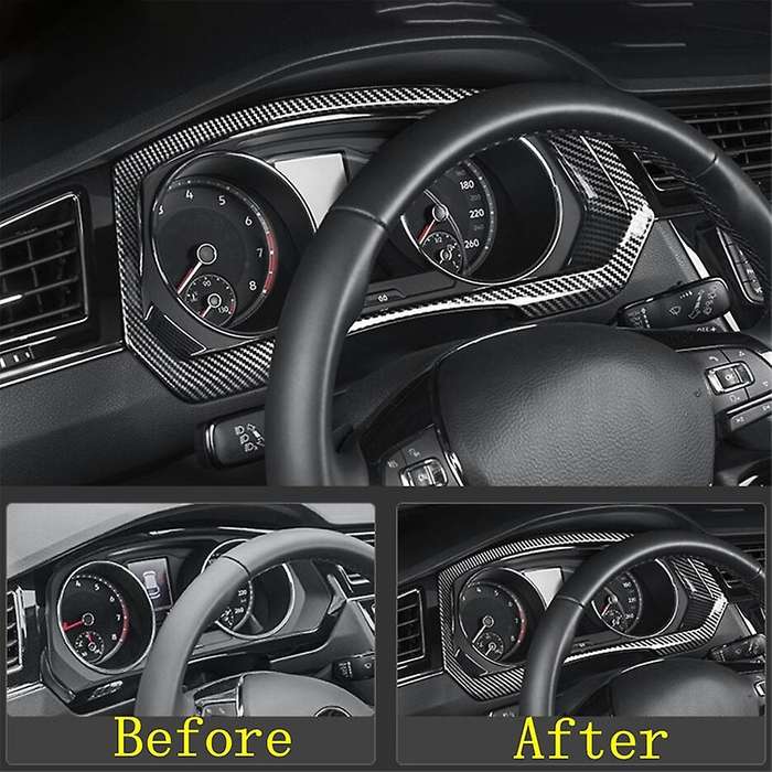 Car Dashboard Panel Screen Kit For- Tiguan Mk2 2017 - 2022 Silver