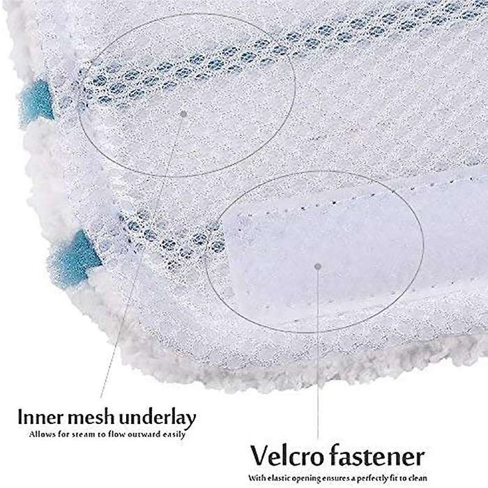 8 Pack Replacement Fsm Type Cleaning Pads for Fsmh1321, Fsm1605