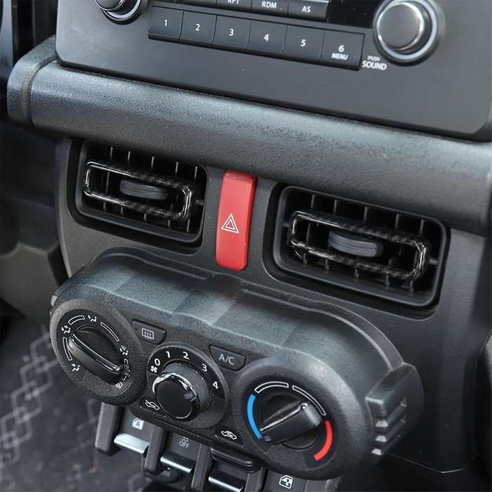 Central Ac Air Vent Outlet Cover for Suzuki Jimny 19-22 ,carbon Fiber