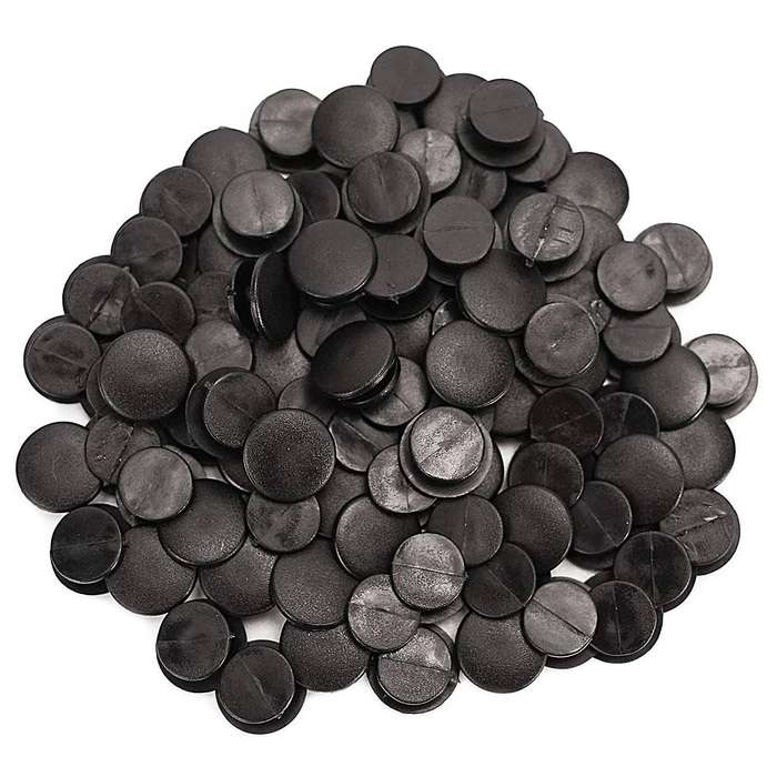 500pcs Black 16mm Buttons,for Back Panels,children's Shoe Decorations