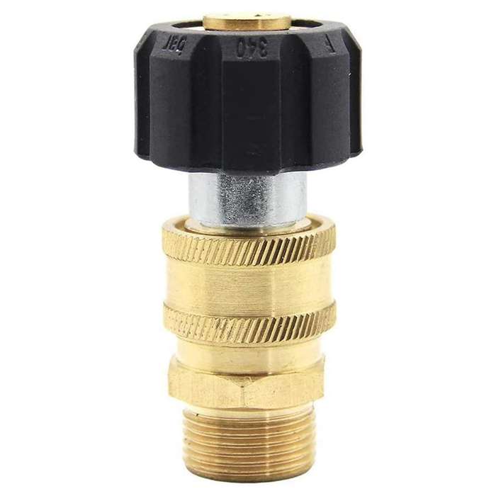 High Pressure Washer Adapter Set Quick Connect Kit, Metric M22-15mm