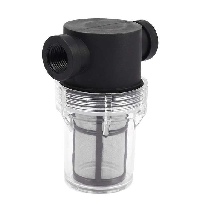 2x Mesh Strainer Water Pump Filter High Flow Pipeline Filter