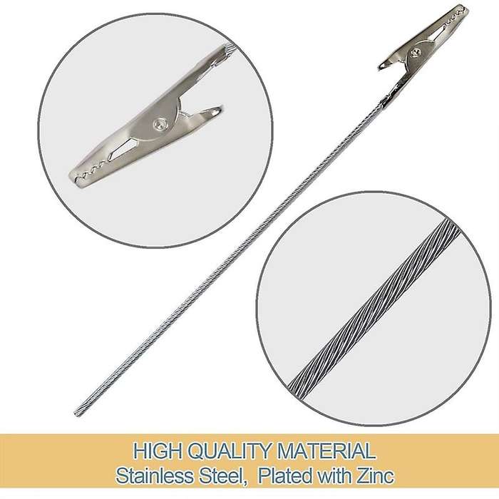 100pcs Alligator Clips, Long Tail Clip Set, for Diy Cards, Photos