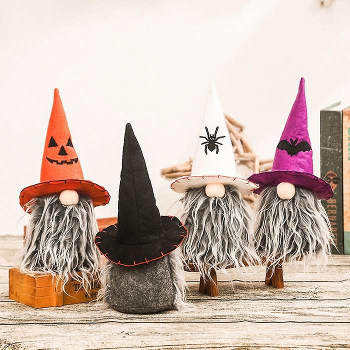 Halloween Peaked Forest Man Dwarf Standing Doll Holiday Decorations