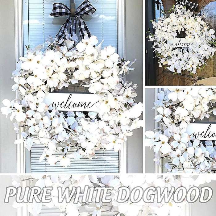 Wreaths for Front Door,wreaths with Welcome Sign,home Door Decoration