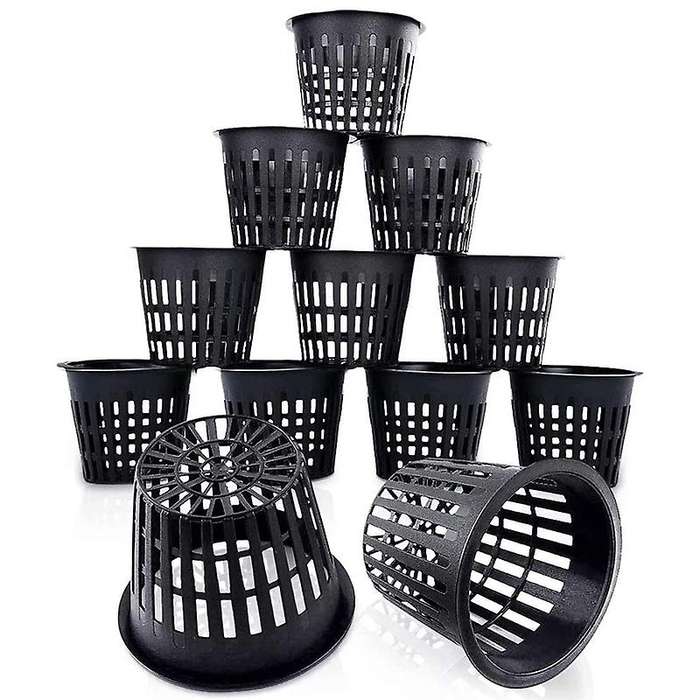 Hydroponic Planting Net Basket for Hydroponics Garden Balcony 50 Pcs