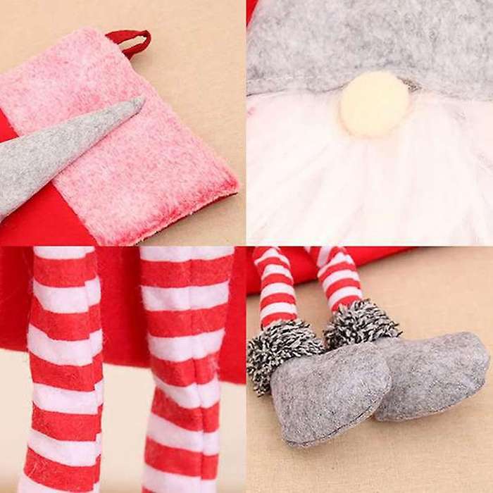 Stockings, Xmas Stockings Decorations, Santa Claus Gift Candy Bag