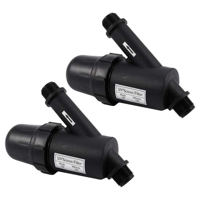 2 Pcs Garden Watering Net Filter Screen Sprayer 3/4 Inch Tools