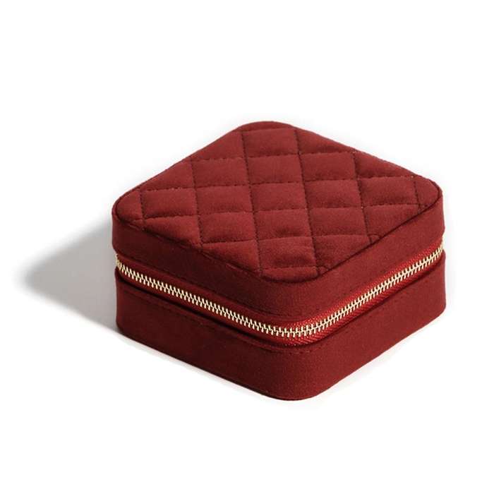 Plush Travel Jewelry Box Organizer Travel Jewelry Organizer Case A