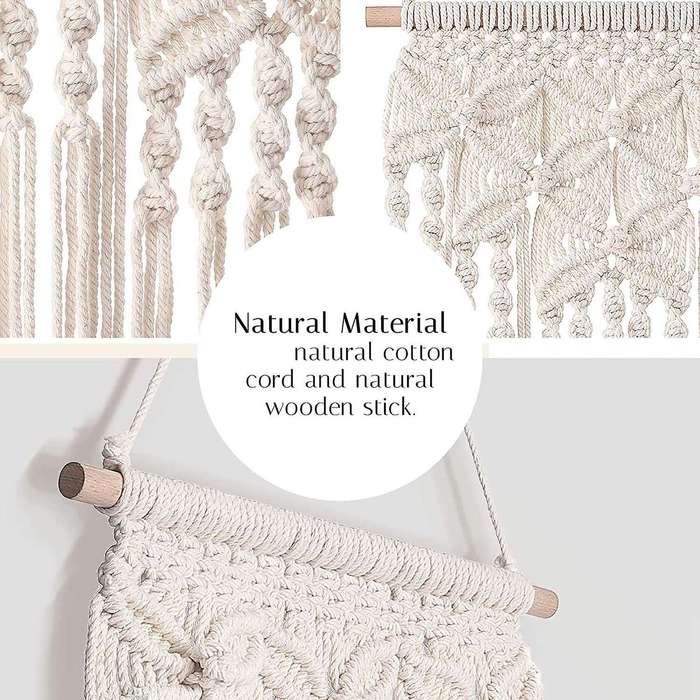 Macrame Wall Hanging Tapestry Woven Wall Decor Boho Wall Art Chic