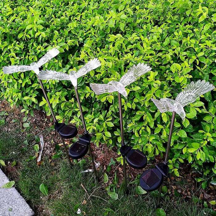 Solar Powered Garden Stake Landscape Color Change Lights