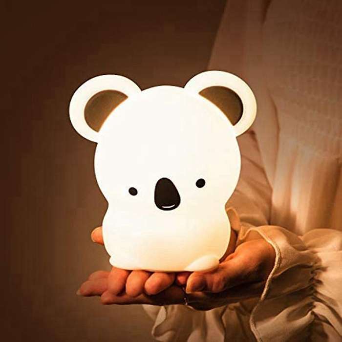 Koala Led Night Light Colorful Silicone Touch Sensor Remote