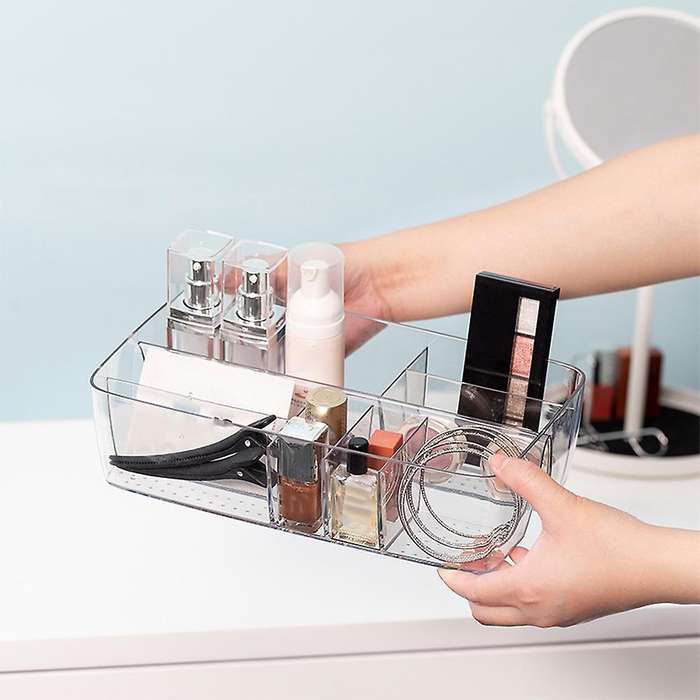 Transparent Cosmetics Storage Box Makeup Holder Jewelry Make