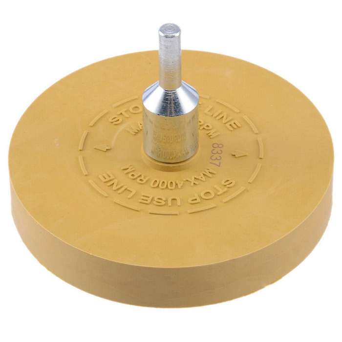 Heavy Duty Pinstripe Car Decal Rubber Wheel Pad Sticker Removal Tool