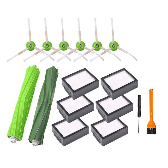 Hepa Filters Side Brushes Roller Brushes Replacement for Irobot