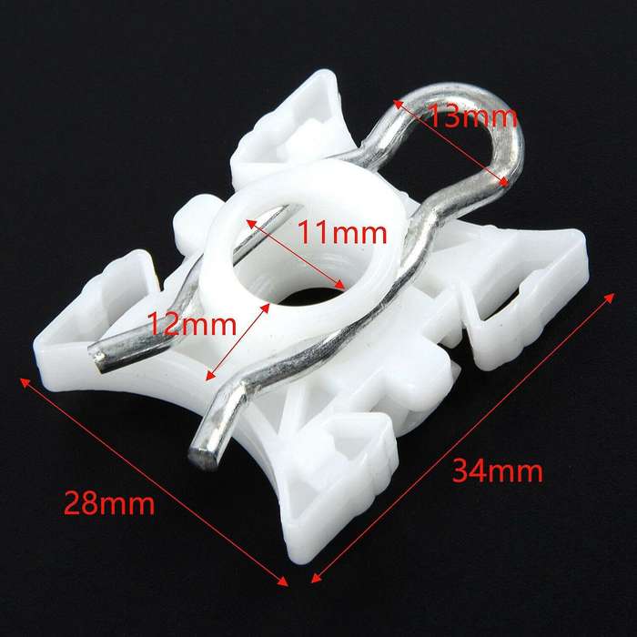 10 Pcs Window Regulator Sliding Pivot Clips for -bmw E32 E34 E36 Z4