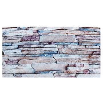 3D Brick Stone Pattern Psychedlic Tapestry Room Bedspread Wall Hanging Thro... (SIZE 3: 210CMX150CM)
