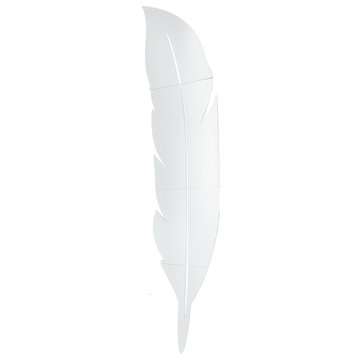 3D Mirror Vinyl Feather Wall Sticker Decal DIY Room Art Mural Removable Wall Paper Home Decor
