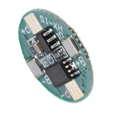 3pcs 1S 3.7V 18650 Lithium Battery Protection Board 2.5A Li-ion BMS with Overcharge and Over Dischar