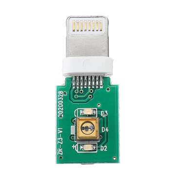 3Pcs 3.3V Lightning Port Ultraviolet Disinfection Lamp Board Portable Rapid UVC Disinfection LED Mod