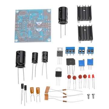 3pcs DIY LM317+LM337 Negative Dual Power Adjustable Kit Power Supply Module Board Electronic Compone