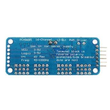 3Pcs PCA9685 16-Channel 12-bit PWM Servo Motor Driver I2C Module