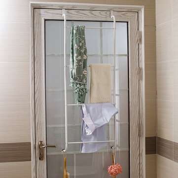 4 Layers Towel Rack Towel Hook Easy Installation Behind the Door