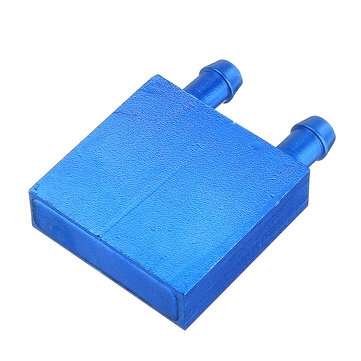 40*40 0.5mm Blue Aluminum Alloy Water Cooling Block Radiator Liquid Cooler Heat Sink Equipment