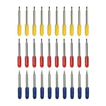 41Pcs Tungsten Steel Blade and Vinyl Cricut Cutting Plotter Holder Carbide Tungsten Blade Vinyl Film