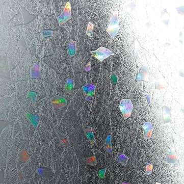 45 x 200cm  3D Static Cling Cover Window Glass Film Sticker Privacy Home Decoration