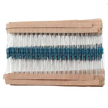480Pcs 100R-910R Five-color Ring Resistance Metal Film Resistance Package 1% Precision