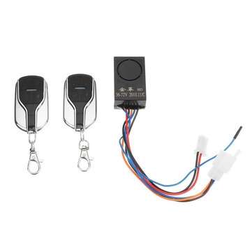 48V~60V Anti-theft Alarm System 2 Remote Control For Motorcycle/Scooter/Autobike (TYPE: 2)